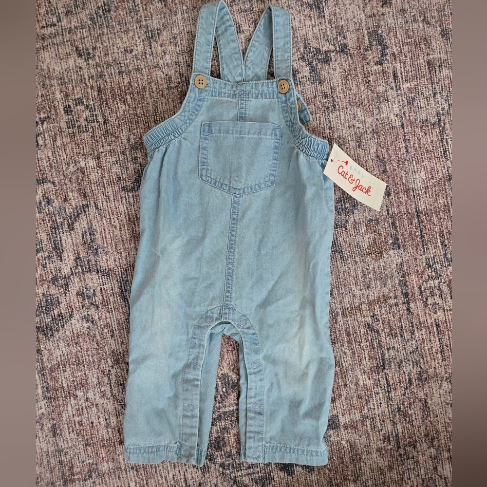 Cat & Jack Light Blue Kids Overalls